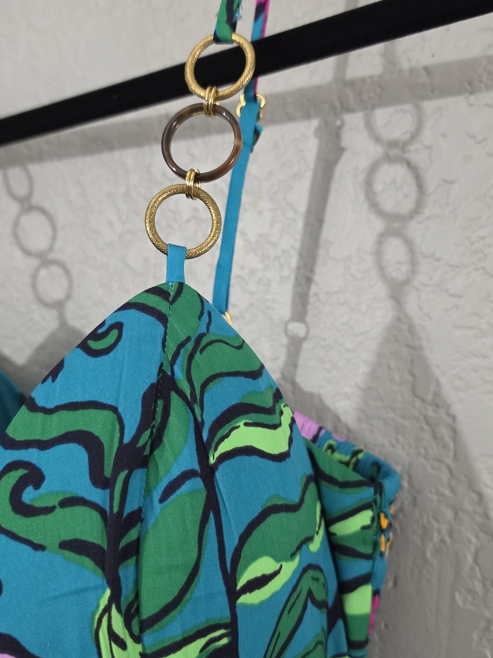 Lilly Pulitzer Joanna Maxi Dress Turquoise "Shake Your Tail Feathers" Womens 2 - Picture 9 of 15